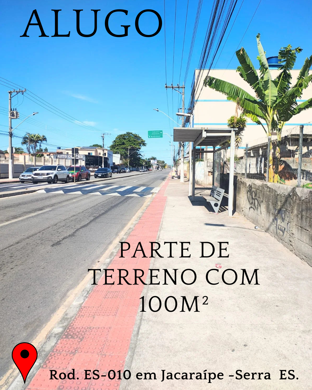 TERRENO COM 100M